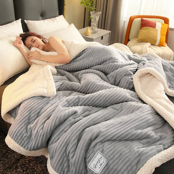 Winter Fleece Decke - CozyCuddle