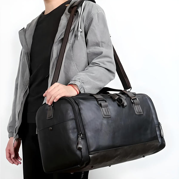 ClassiqueDuffle – Klassische Herren-Ledertasche