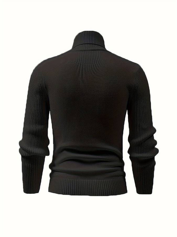 Moritz - Rollkragen Rippstrick Pullover für Männe