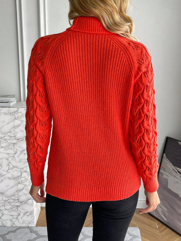 Anemone – Bequemer Pullover mit Rundhalsausschnitt für Damen