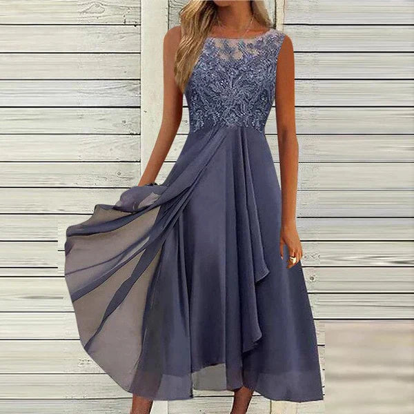 Ismene – Kleid mit fließendem Mieder für Damen