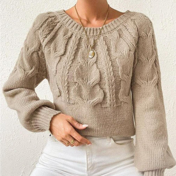 Balbina – Gemütlicher Schlichter Pullover für Damen