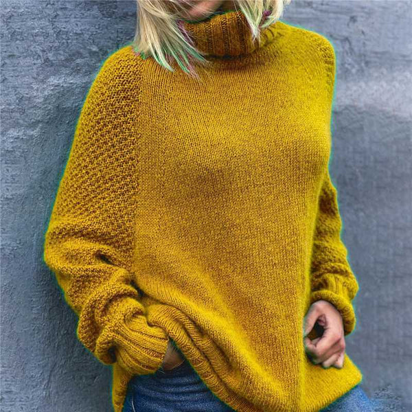 Karla – Gestrickter Rollkragenpullover für Damen