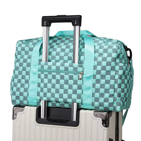 CheckEase - Grosser Karo-Muster Weekender Duffelbag