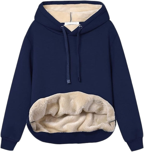 Damen Casual Gefütterte Hoodie