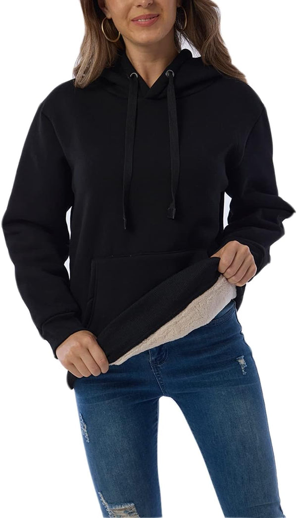 Damen Casual Gefütterte Hoodie