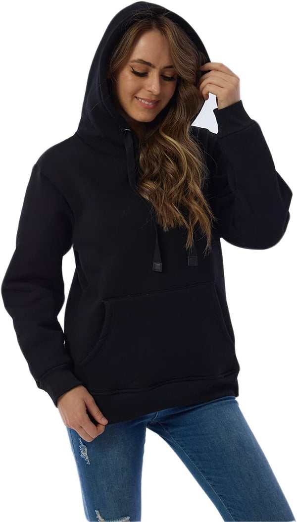 Damen Casual Gefütterte Hoodie