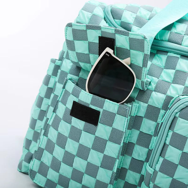 CheckEase - Grosser Karo-Muster Weekender Duffelbag