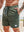 Robin - Striped Wildleder Stretch Shorts mit Schnurzug