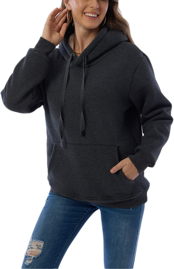 Damen Casual Gefütterte Hoodie