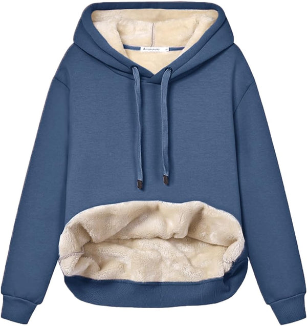 Damen Casual Gefütterte Hoodie