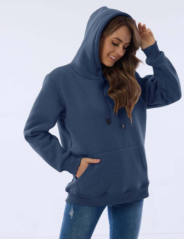 Damen Casual Gefütterte Hoodie