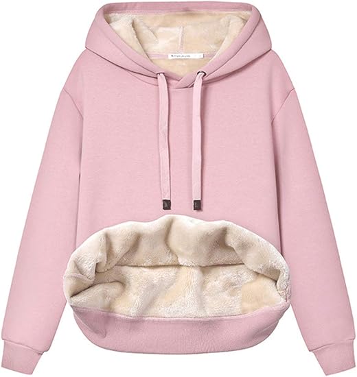 Damen Casual Gefütterte Hoodie