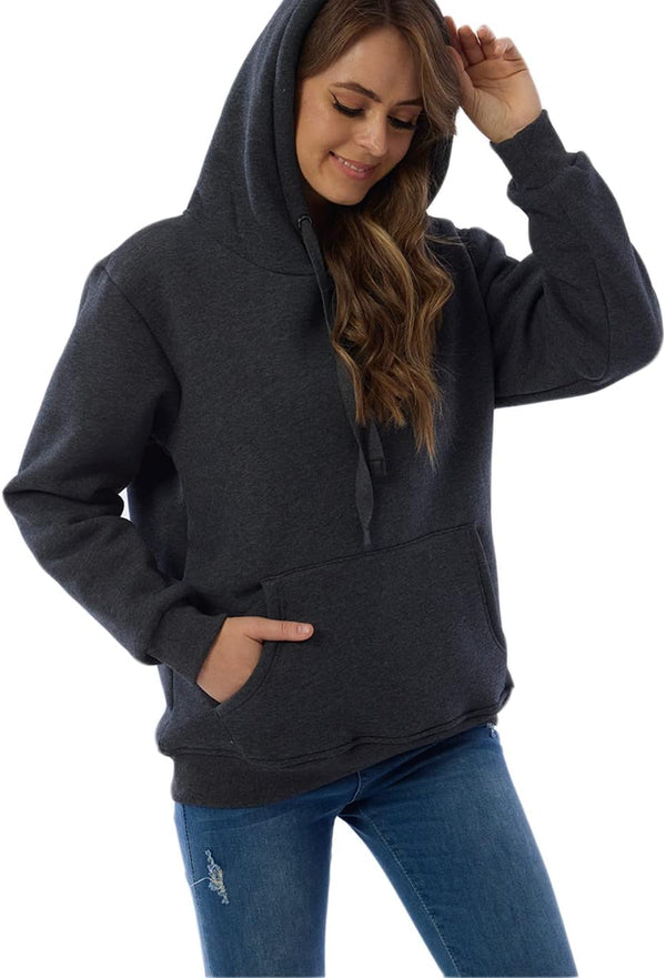 Damen Casual Gefütterte Hoodie