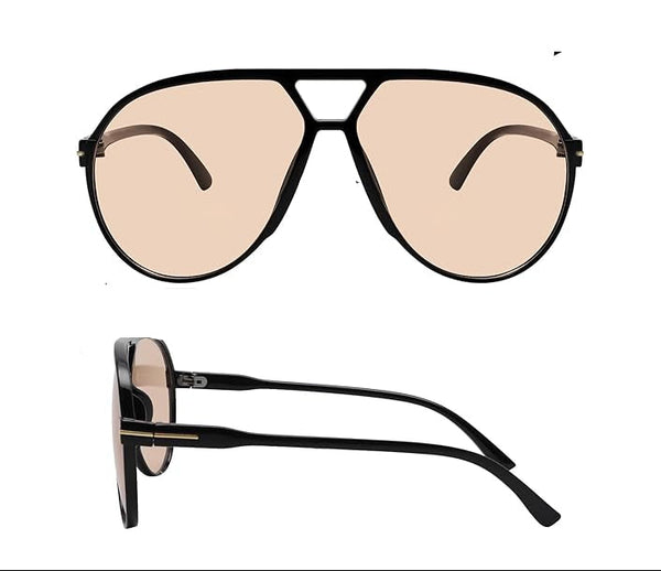 Retro Oversized Aviator Sonnenbrille