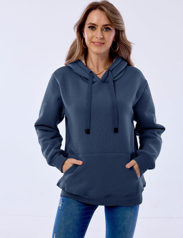 Damen Casual Gefütterte Hoodie