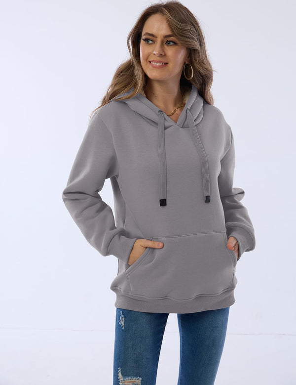 Damen Casual Gefütterte Hoodie