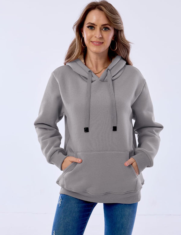 Damen Casual Gefütterte Hoodie