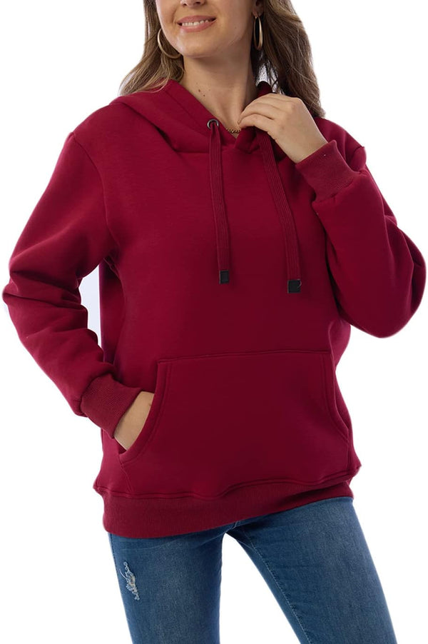 Damen Casual Gefütterte Hoodie