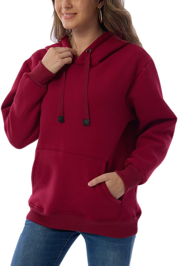 Damen Casual Gefütterte Hoodie