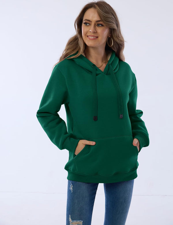 Damen Casual Gefütterte Hoodie