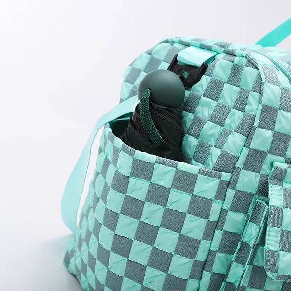 CheckEase - Grosser Karo-Muster Weekender Duffelbag