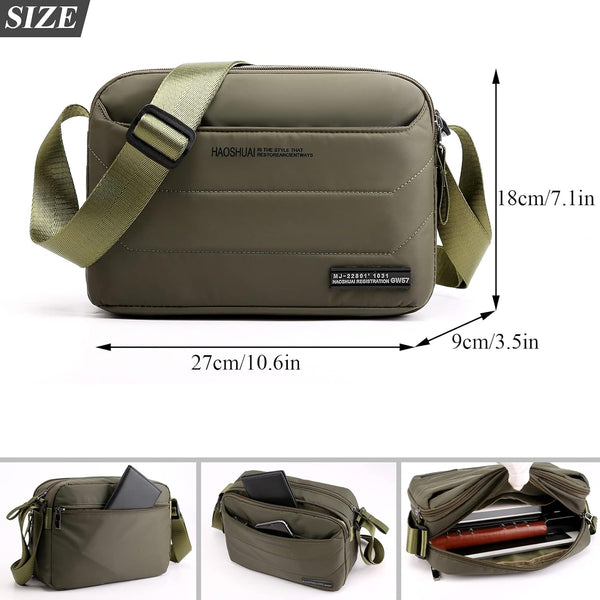 SecureCross - Diebstahlsicheri kompakti Crossbody-Tasche