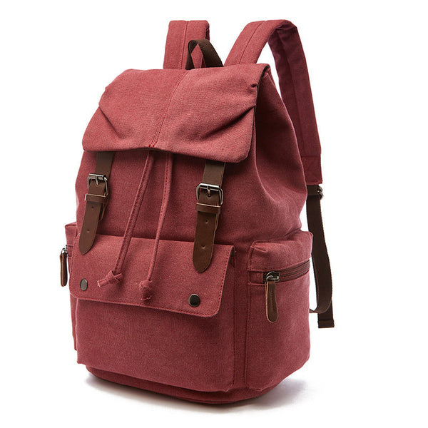 TimelessTrek - Vintage-Canvas-Laptop-Rucksack