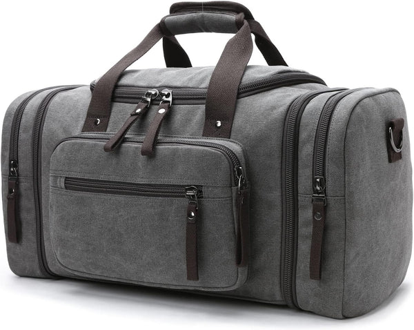 ExpandDuffle - Erweiterbare Canvas-Wochenendtasche