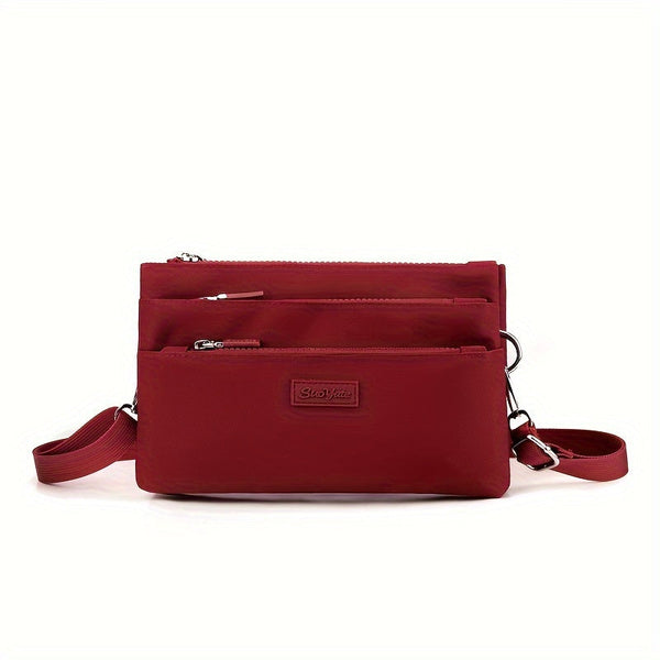 CompactCharm - Kompakte Multi-Layer Crossbody-Tasche