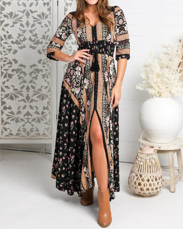 Epona – Elegantes Bohemian-Kleid für Damen