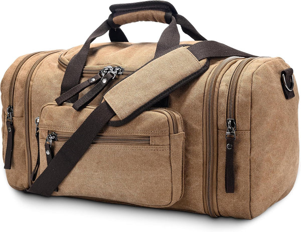 ExpandDuffle - Erweiterbare Canvas-Wochenendtasche