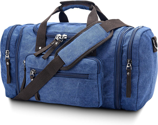 ExpandDuffle - Erweiterbare Canvas-Wochenendtasche