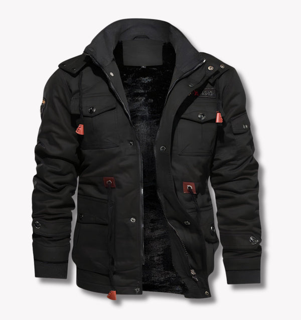 Hansel - Herren Winterjacke mit vielen Taschen