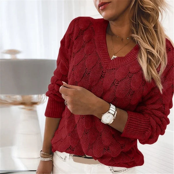 Audrey - Langarmpullover für Damen