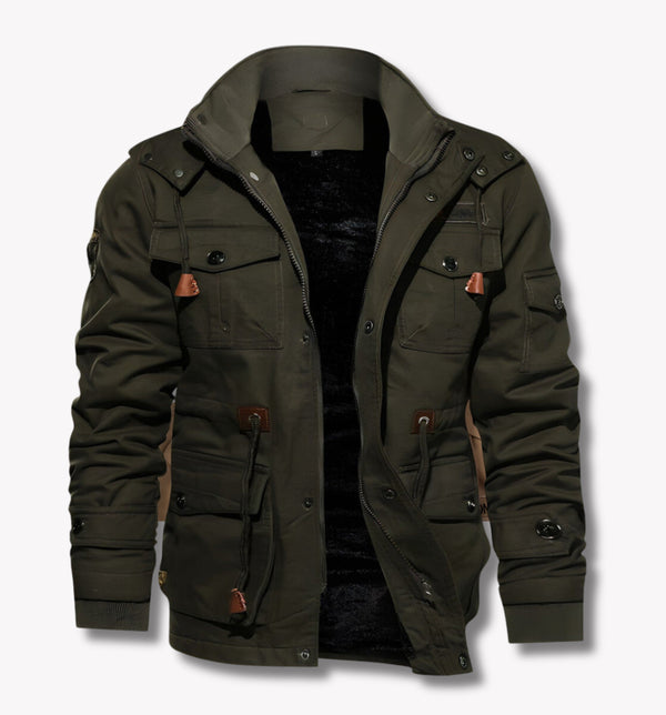 Hansel - Herren Winterjacke mit vielen Taschen