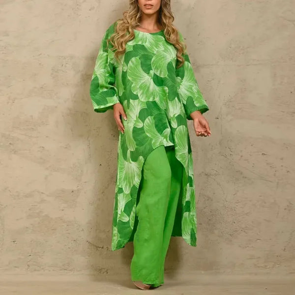 Ildegard – Lässiger Blumen-Kaftan für Damen