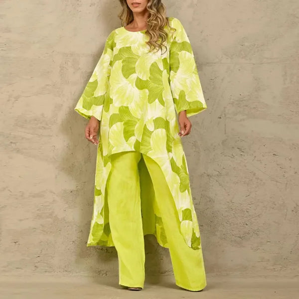 Ildegard – Lässiger Blumen-Kaftan für Damen