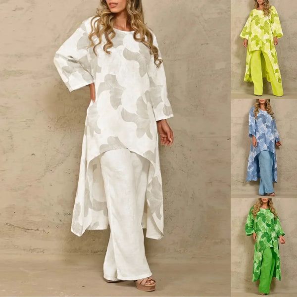 Ildegard – Lässiger Blumen-Kaftan für Damen