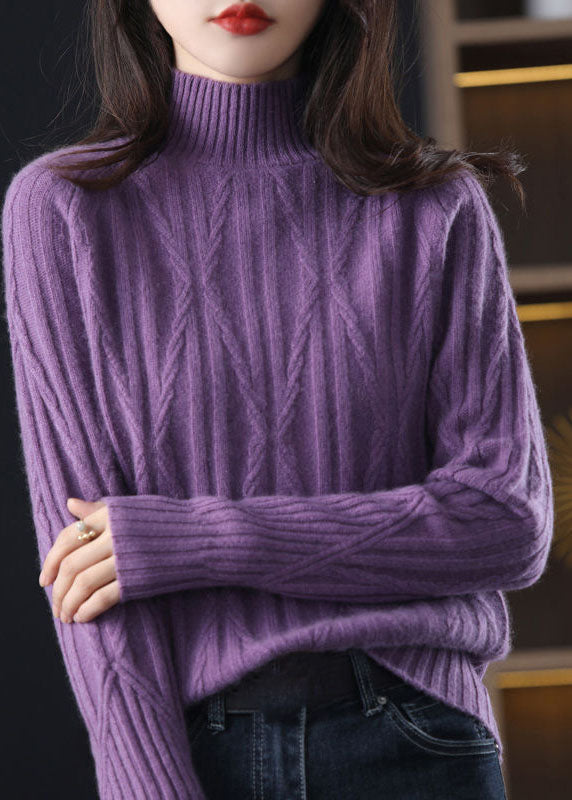 Amrita - Hochgeschlossener Pullover für Fraue