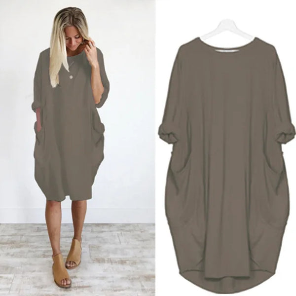 Traute – Stylisches Oversize-Kleid für Damen