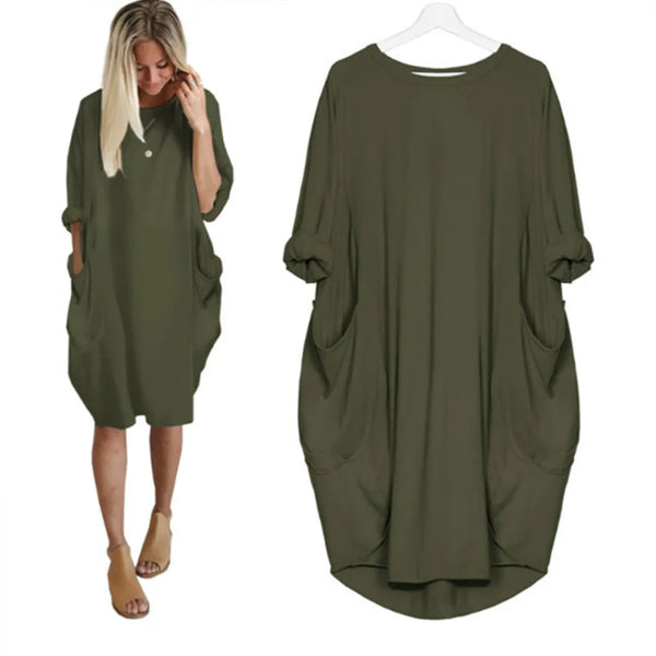 Traute – Stylisches Oversize-Kleid für Damen