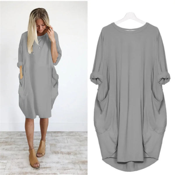 Traute – Stylisches Oversize-Kleid für Damen