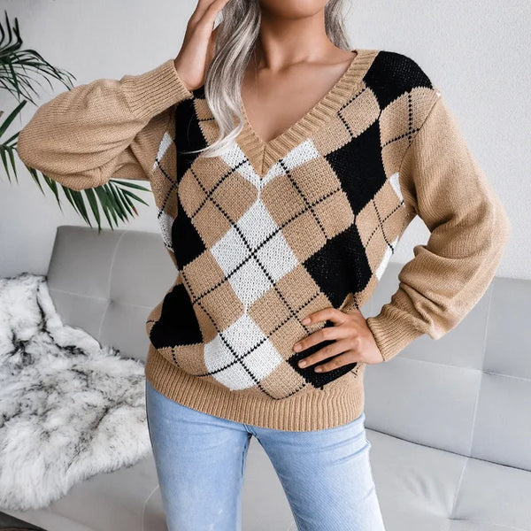 Lorelei - V-Ausschnitt-Pullover für Damen