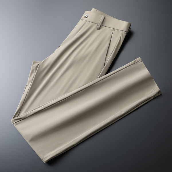 Slim Fit Hose Armeegrün