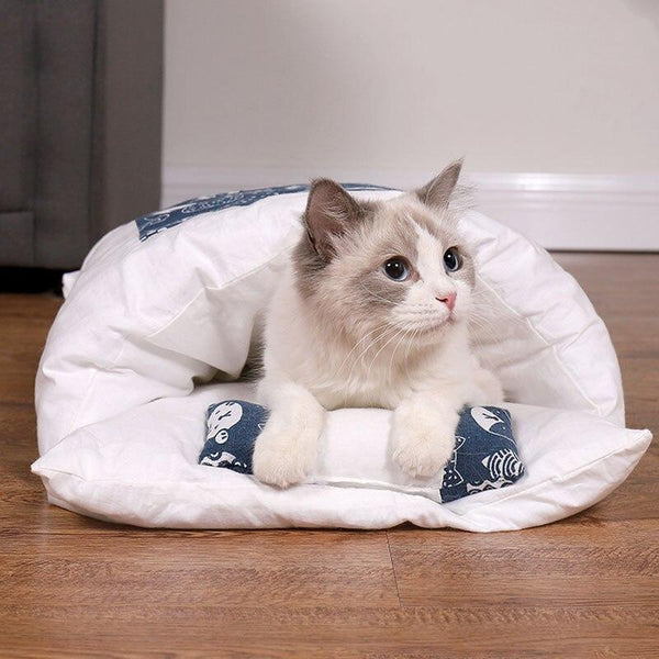 Gemütlicher Katzenschlafsack – SnugKitty