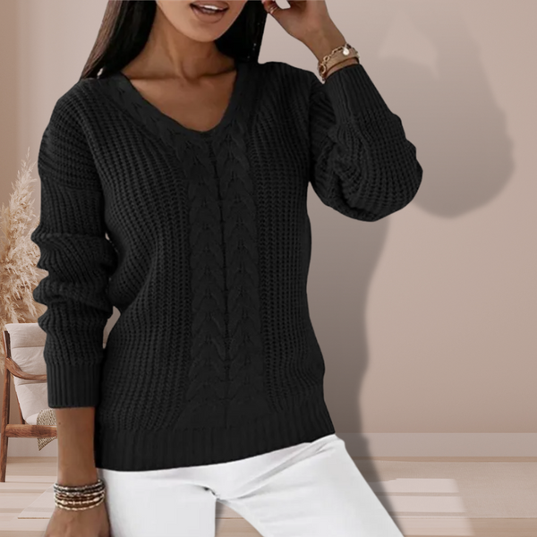 Karoline – Klassischer Strickpullover für Damen