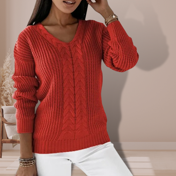 Karoline – Klassischer Strickpullover für Damen