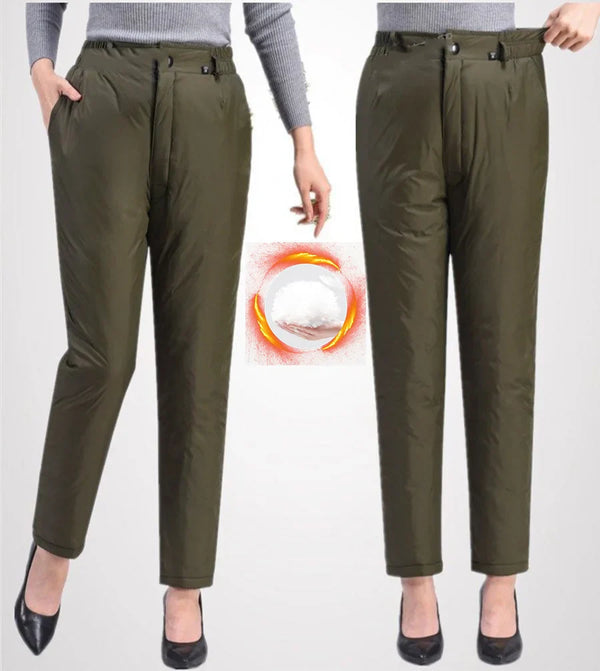 Winter Gerade-Leg-Daunenhose für Damen