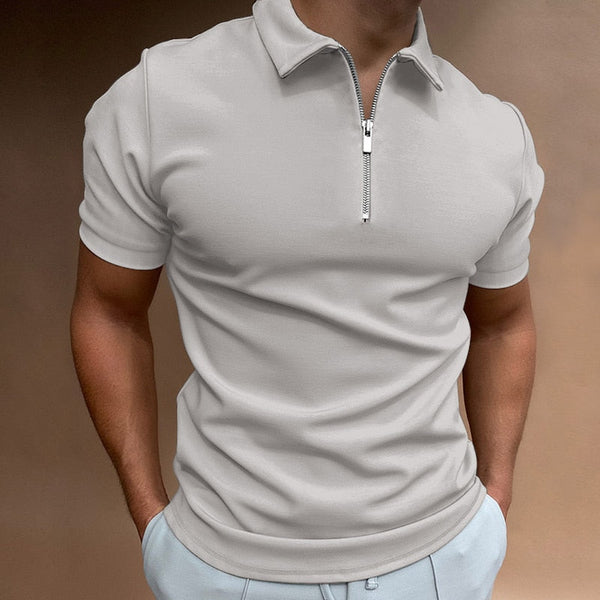 Freddy - Herren Polo Shirt mit Reissverschluss